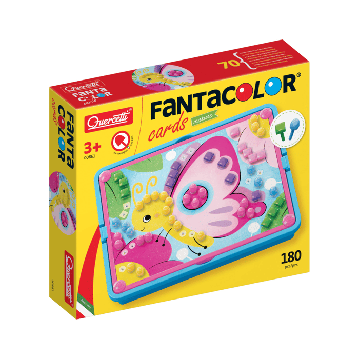 Mosaic Pegboard FantaColor - Nature, 180 pcs