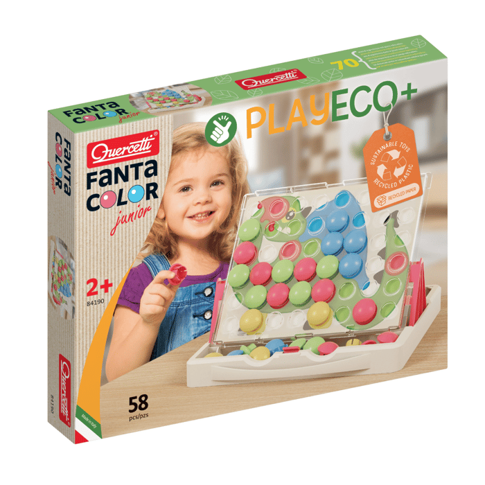 Mosaic Pegboard FantaColor - Junior Pastel, 58 pcs
