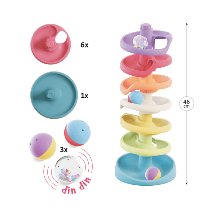 Quercetti Spiral Tower Ball Run Evo
