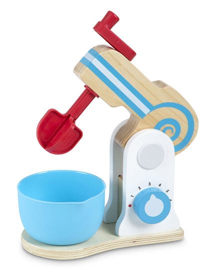 Wooden Make-a-Cake Mixer Set