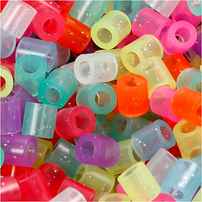 Midi Fuse Beads - Glitter Colours, 5,000 pcs