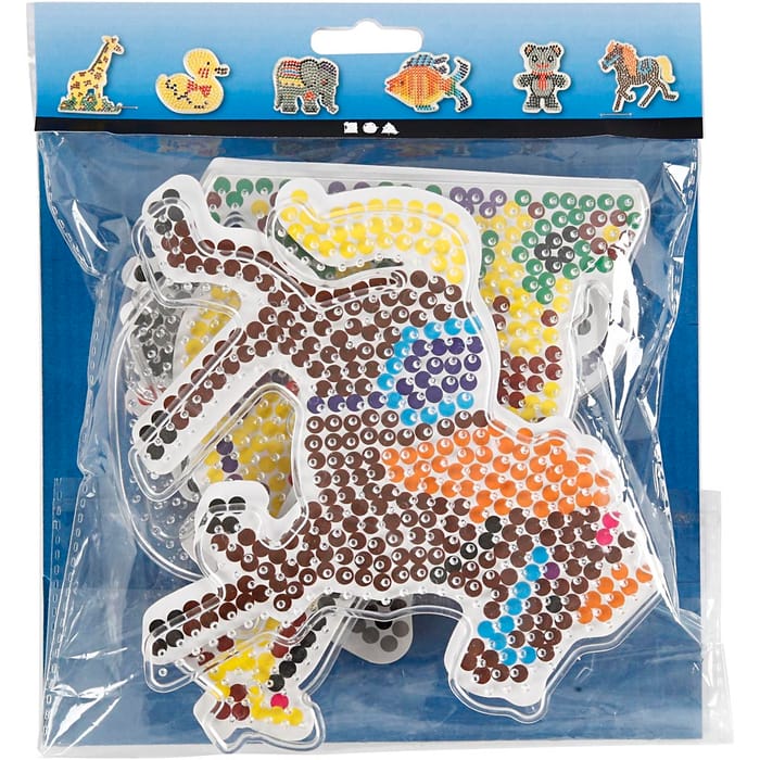 Midi Pegboards - Animals, 6 pcs