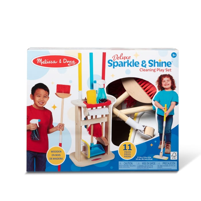 Sparkle & Shine Cleaning Play Set, 11 pcs