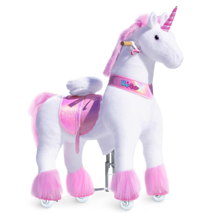 Ride-On Horse - Unicorn Pink, M/L