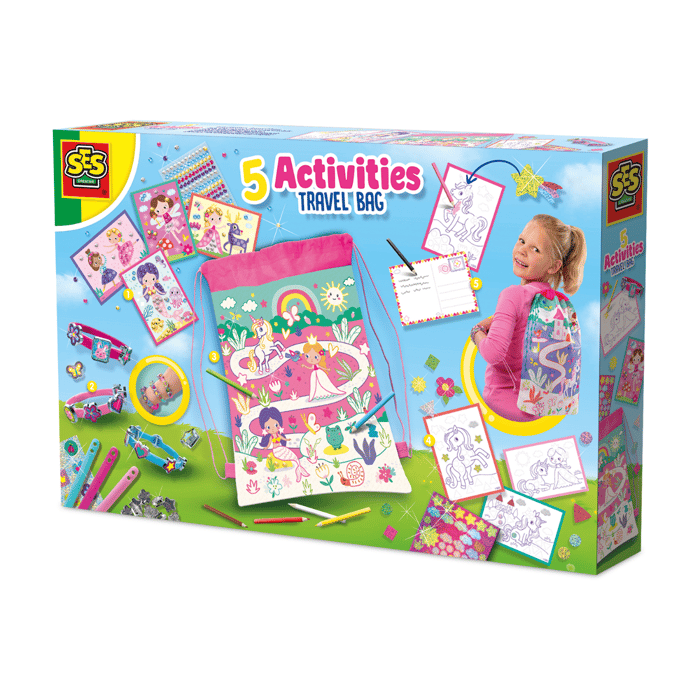 Holiday/Travel Activities Bag - Pink