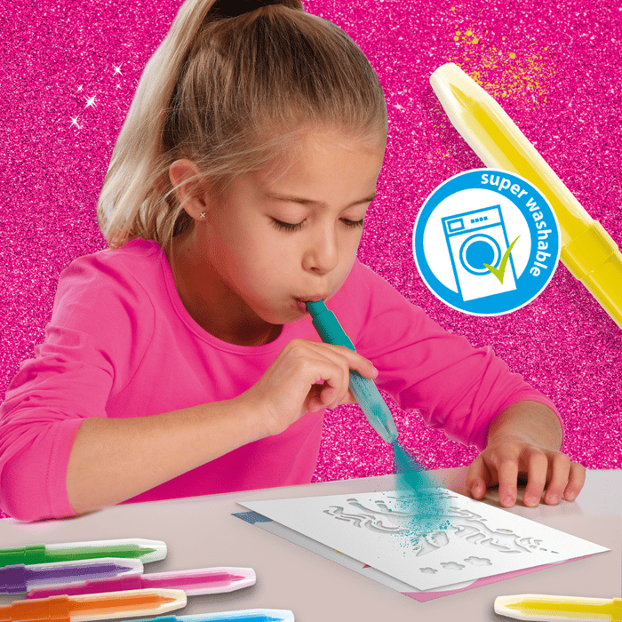 Blow Airbrush Pens Activity Set - Unicorns