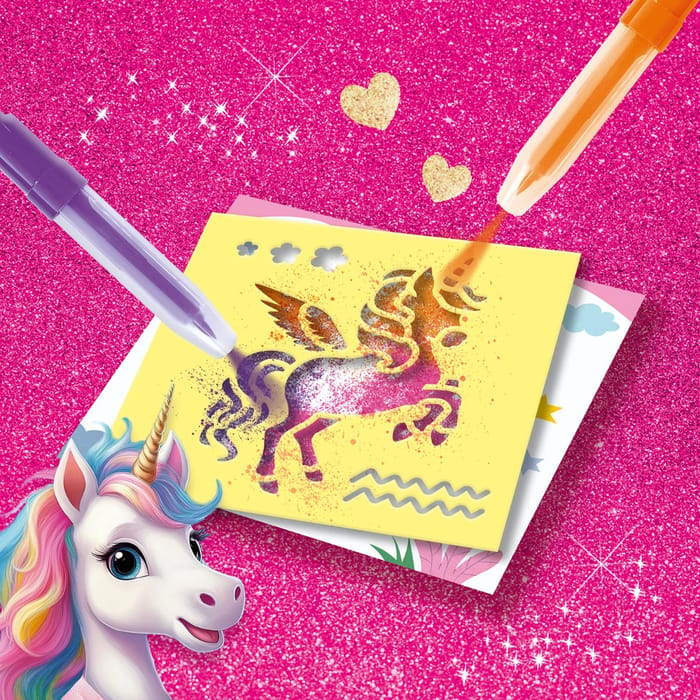 Blow Airbrush Pens Activity Set - Unicorns