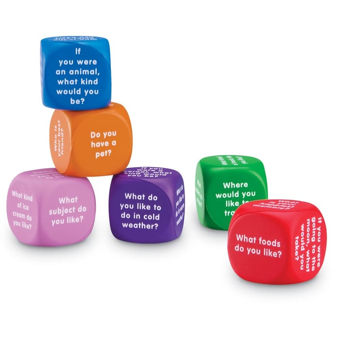 Conversation Cubes (English), 6 pcs