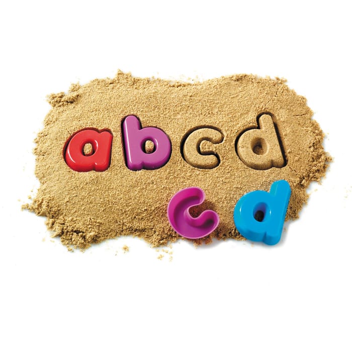 Sand Moulds - Lowercase Alphabet, 26 pcs