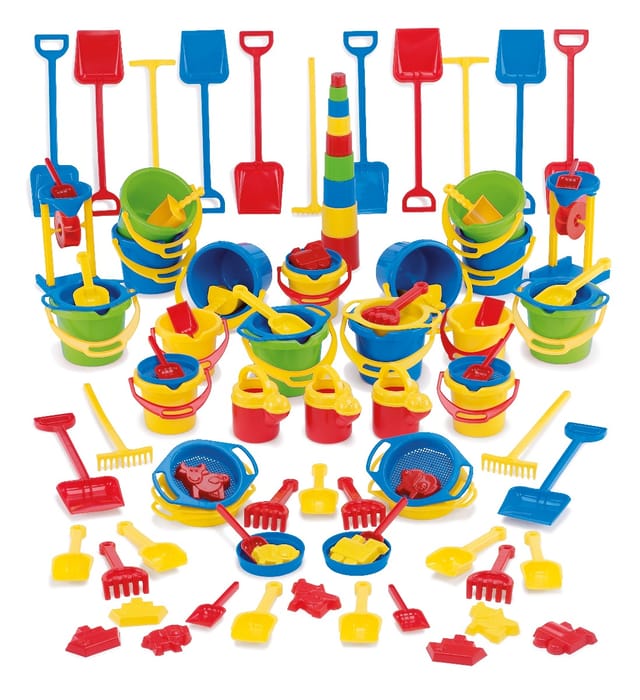 Sand Play Set for Schools/Daycares, 100 pcs
