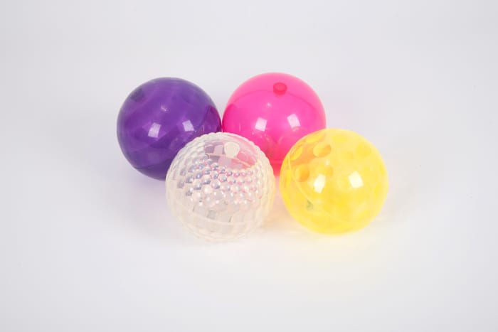 Sensory Flashing LED Balls, 4 pcs