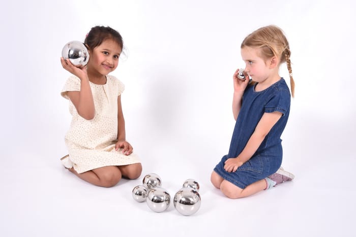 Sensory Steel Sound Balls, 7 pcs