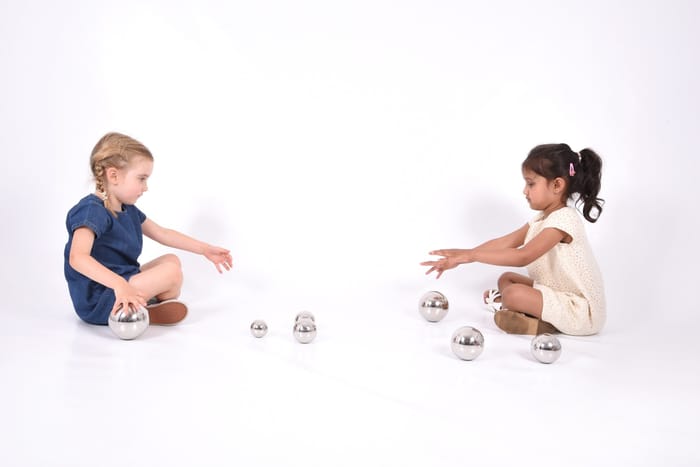 Sensory Steel Sound Balls, 7 pcs