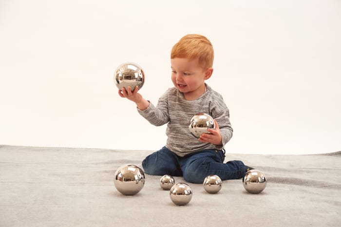 Sensory Steel Sound Balls, 7 pcs
