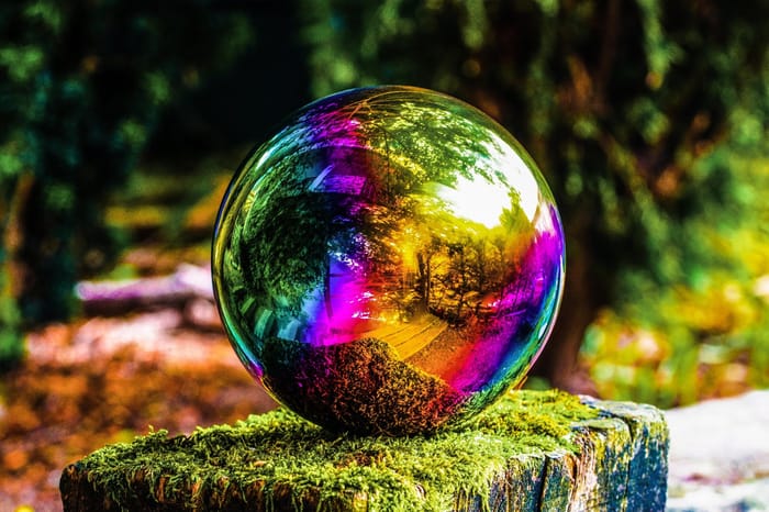 Sensory Steel Colour Burst Balls, 4 pcs