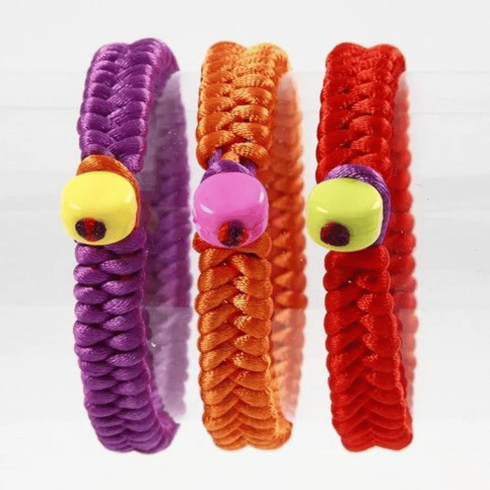 Satin Cord Ø2 mm, 50 m - Bold Colours, 10 pcs