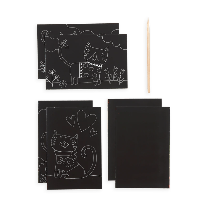 Scratch & Scribble Mini Kit - Cutie Cats
