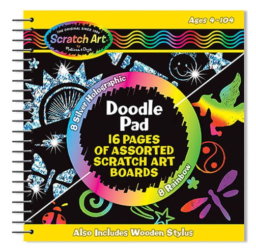 Scratch Art - Spiral Doodle Pad