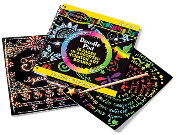 Scratch Art - Spiral Doodle Pad