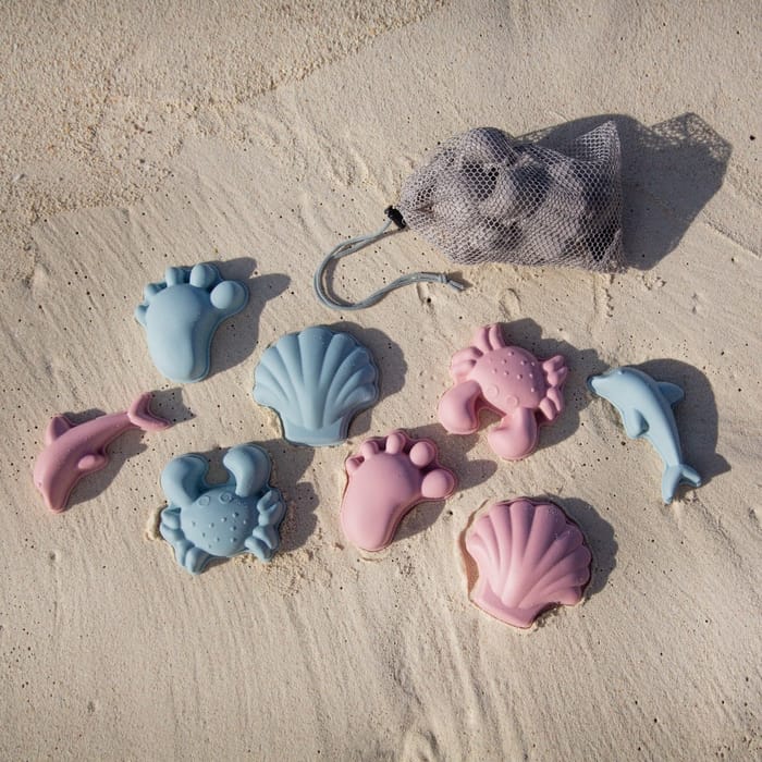 Silicone Sand Moulds - Nordic Colours, 4 pcs