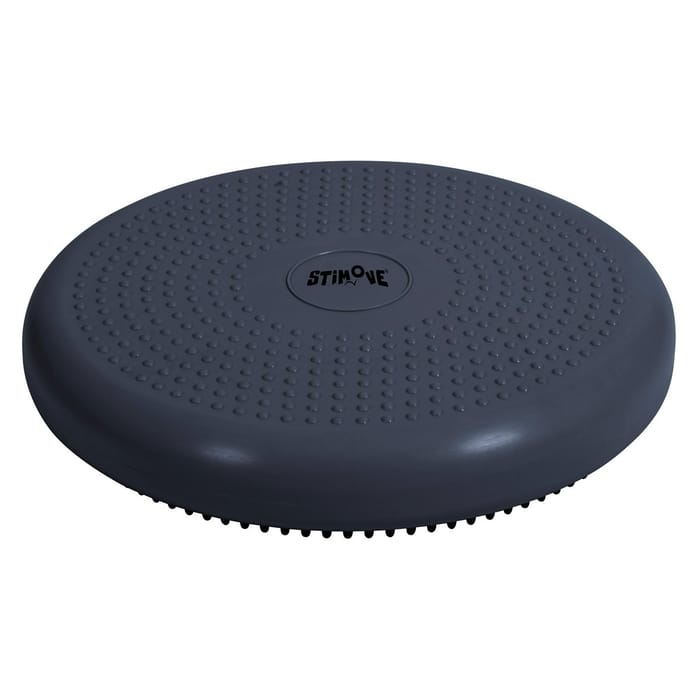 Sit, Stand & Lie Tactile Wobble Cushion, Grey