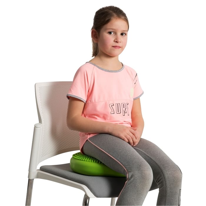 Sit, Stand & Lie Tactile Wobble Cushion, Green