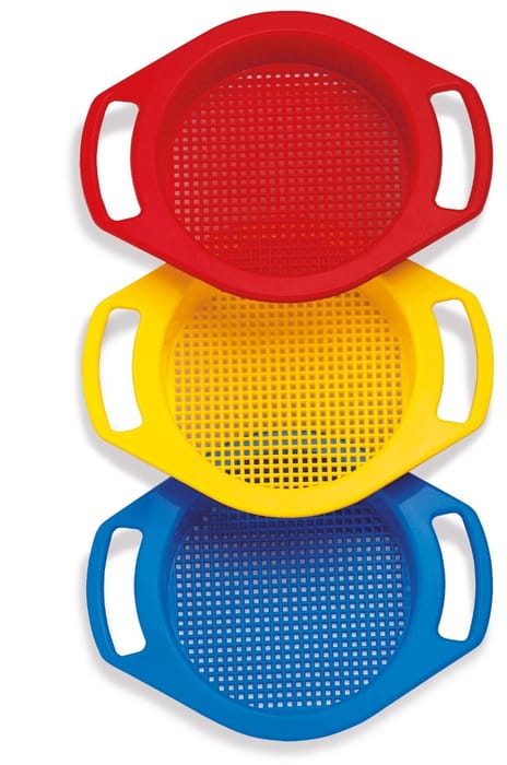 Sieve with Handle Ø18 cm (assorted colours)