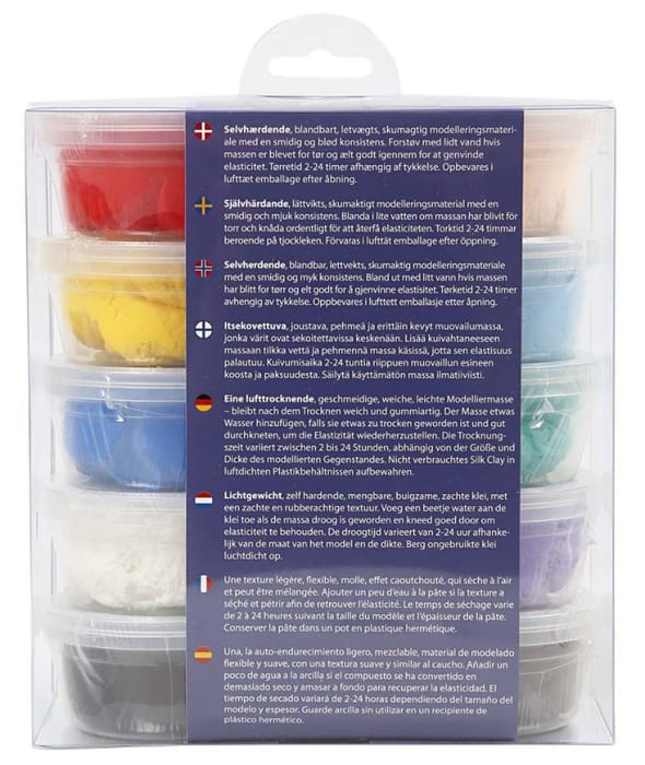 Silk Clay 10x40 gr - Basic Colours