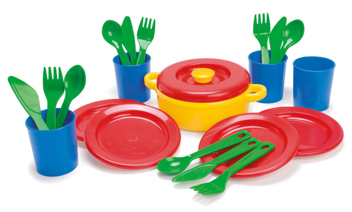 Dinnerware Set with 22 Pieces