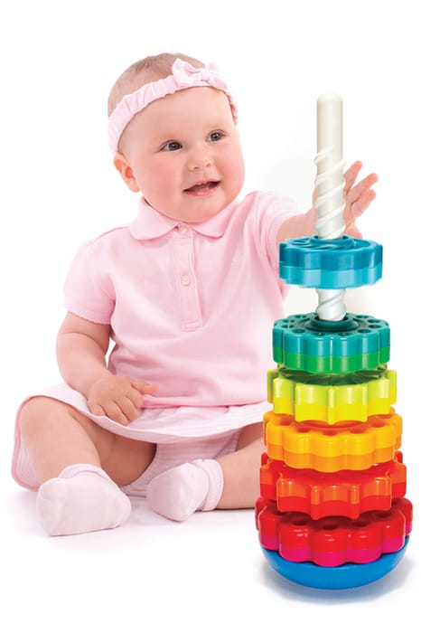 SpinAgain Spinning Stacking Toy