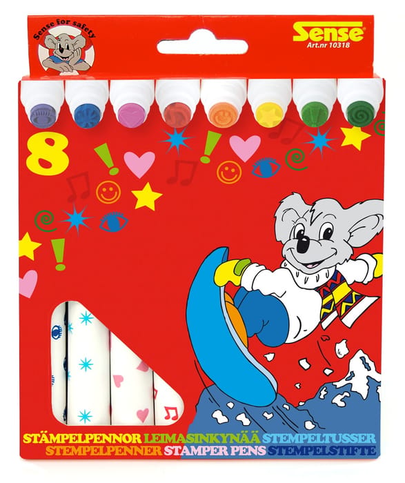 Stamper Pens, 8 pcs