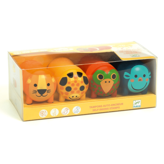 Kids' Stamps (from 18 mos) - Safari Animals