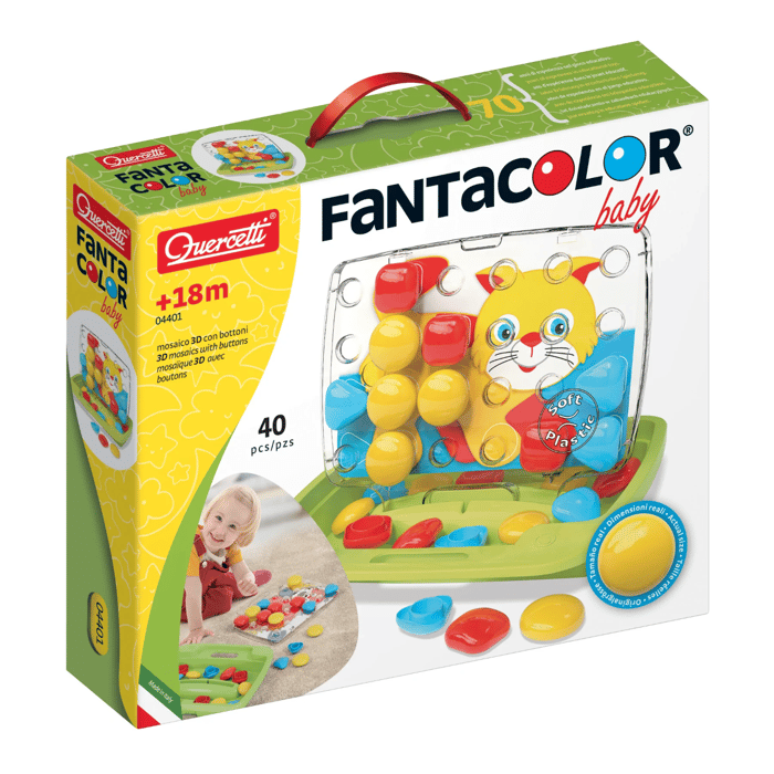 Mosaic Pegboard FantaColor - Baby, 30 pcs