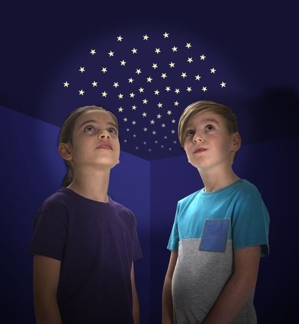 Glow in the Dark - Stars, 60 pcs