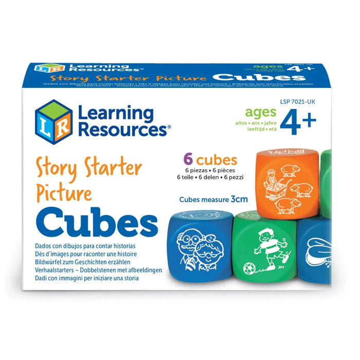 Story Starter Picture Cubes, 6 pcs