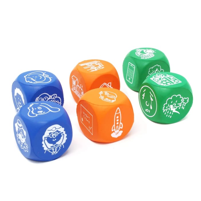 Story Starter Picture Cubes, 6 pcs