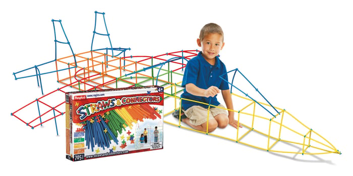 Straws & Connectors Building Set, 705 pcs