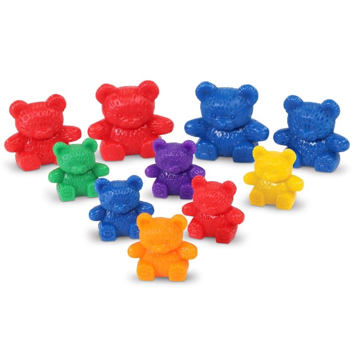 Count & Sort - Three Bear Family Counters, 96 pcs