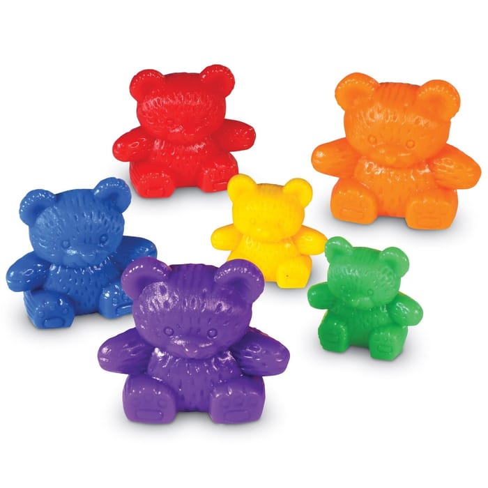 Count & Sort - Three Bear Family Counters, 96 pcs