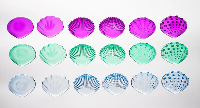 Translucent Tactile Shells, 108 pcs