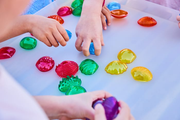 Translucent Tactile Shells, 108 pcs