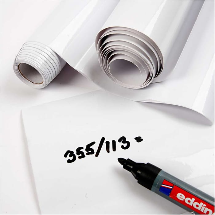 Whiteboard Adhesive Sheet W: 45 cm, 2 m