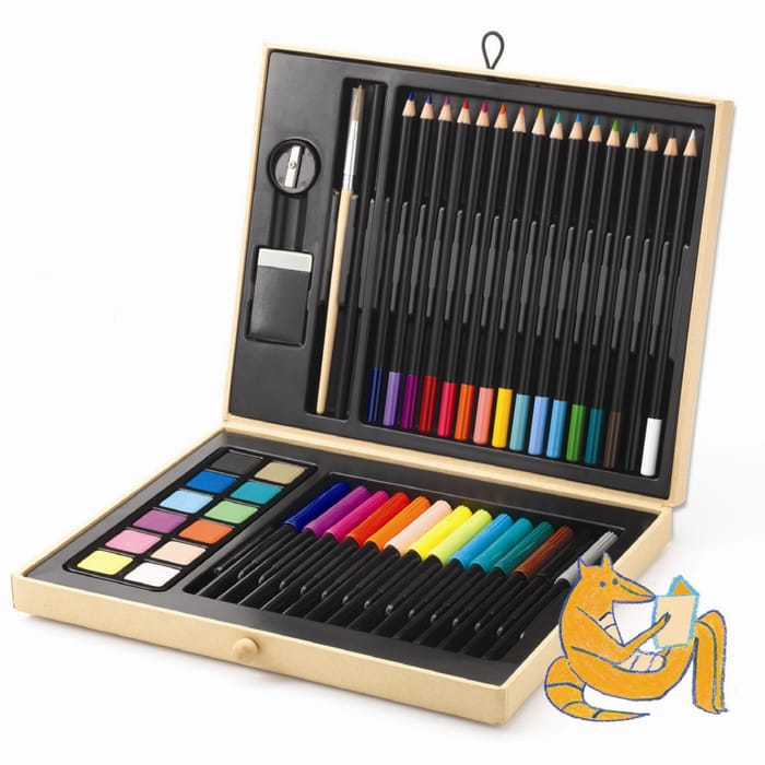 Drawing and Painting Art Case, 45 pcs