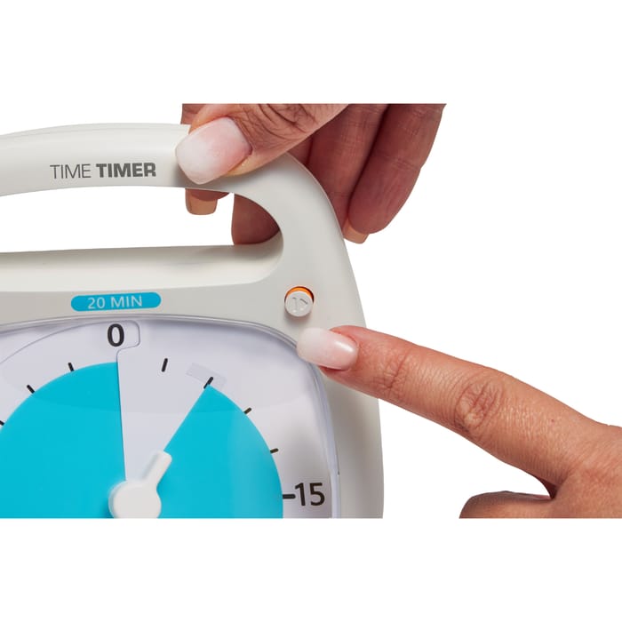 Time Timer PLUS 14x18 cm - White, 20 Min