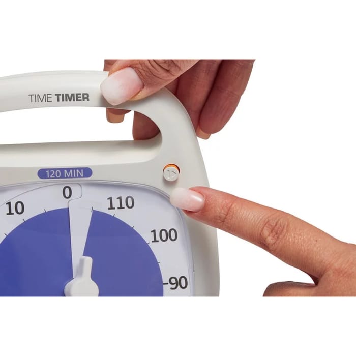 Time Timer PLUS 14x18 cm - White, 120 Min
