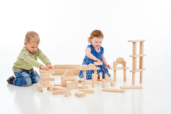 Wooden Jumbo Blocks, 54 pcs