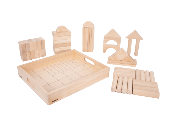 Wooden Jumbo Blocks, 54 pcs