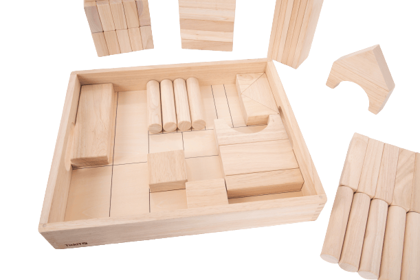 Wooden Jumbo Blocks, 54 pcs