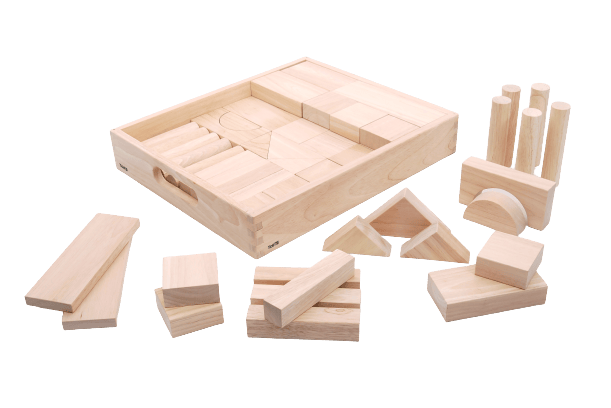 Wooden Jumbo Blocks, 54 pcs