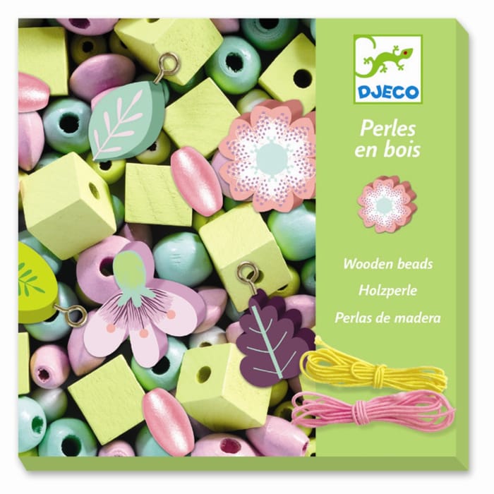 Wooden Beads - Flowers, 450 pcs